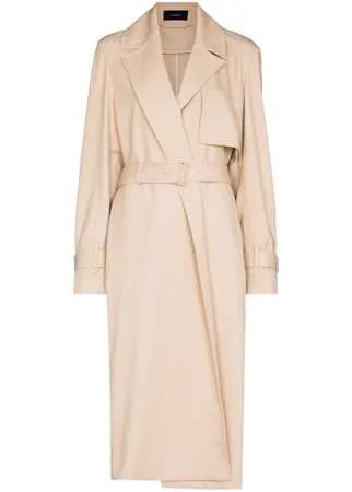 Joseph Cadance belted wool trench coat