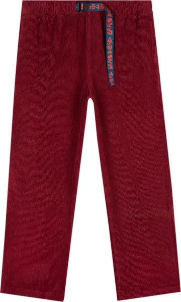 Брюки Brain Dead Cord Climber Pant 'Maroon', красный