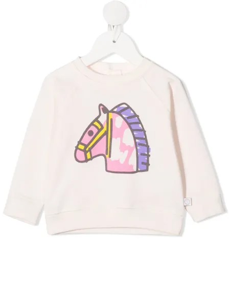 Stella McCartney Kids толстовка с цветочным принтом