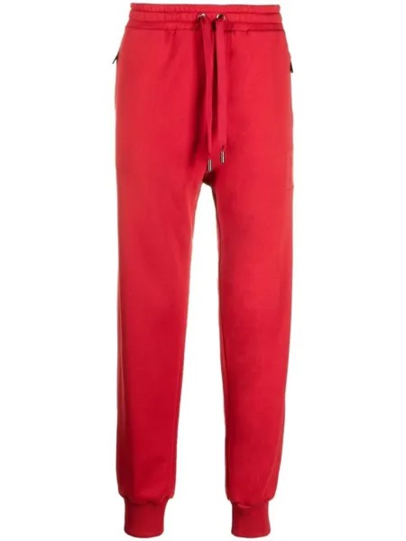 Dolce & Gabbana спортивные брюки с кулиской, красный