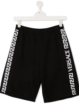 Versace Kids спортивные брюки с логотипом