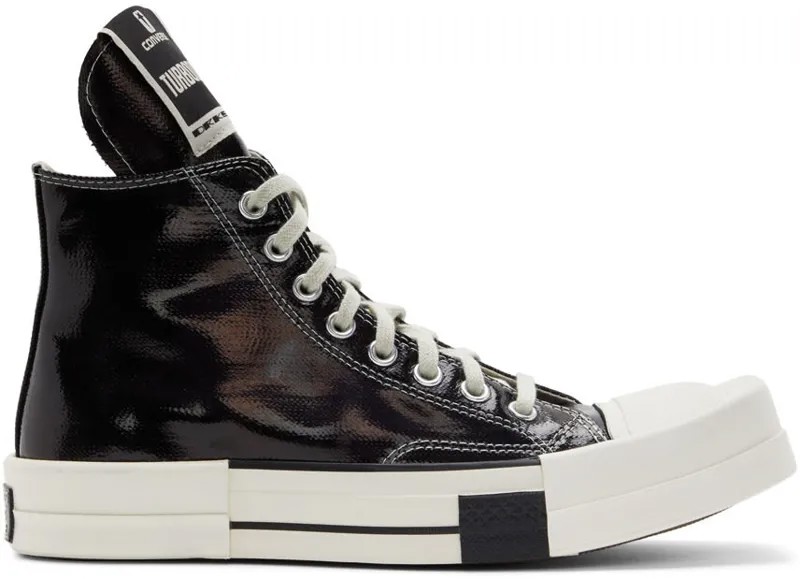 Черные кроссовки Converse Edition Turbodrk Chuck 70 Hi Rick Owens Drkshdw