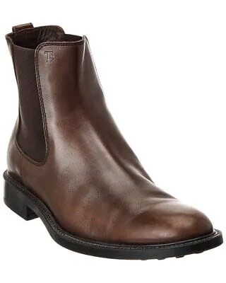 Мужские кожаные ботинки Tod S коричневые 12