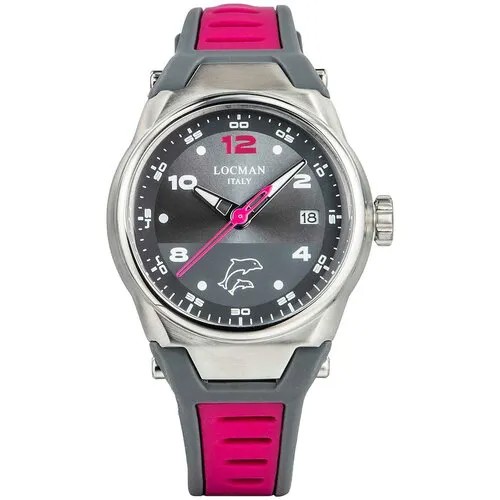 Наручные часы LOCMAN Locman 0558A07S-00GYFXSF, розовый, серый