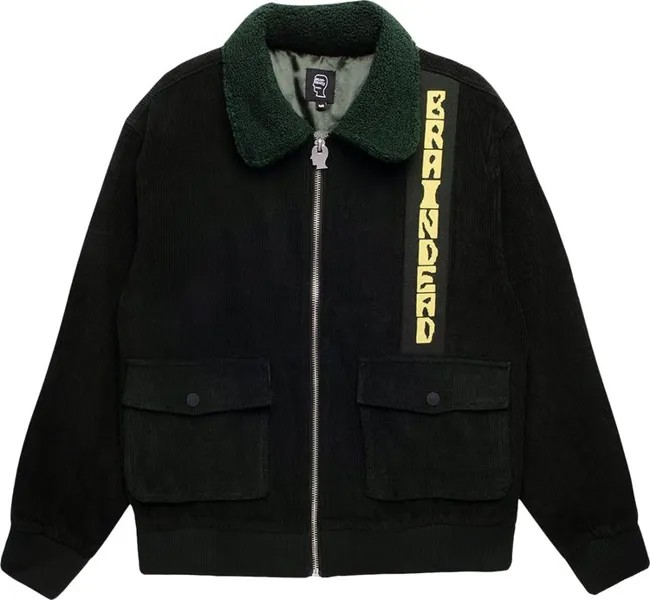 Куртка Brain Dead Corduroy Goose Jacket 'Forest Green', зеленый