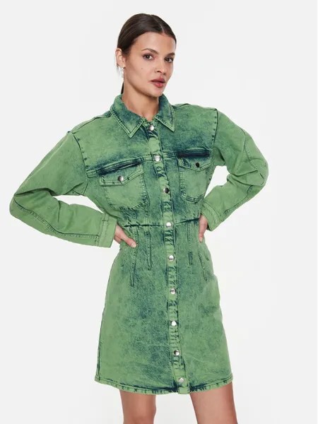 Джинсовое платье стандартного кроя Gestuz, зеленый