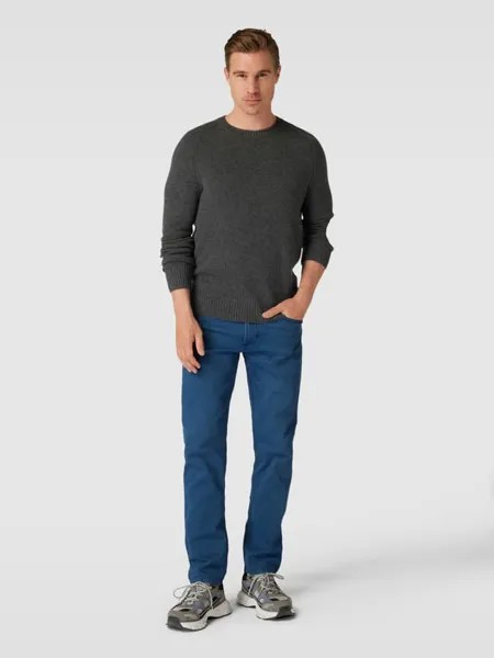 Постиранные джинсы с пятью карманами Christian Berg, голубой