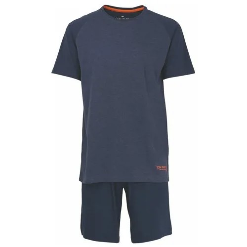 Мужская пижама с шортами темно-синяя Tom Tailor 70982/5624 631 XXL (56)