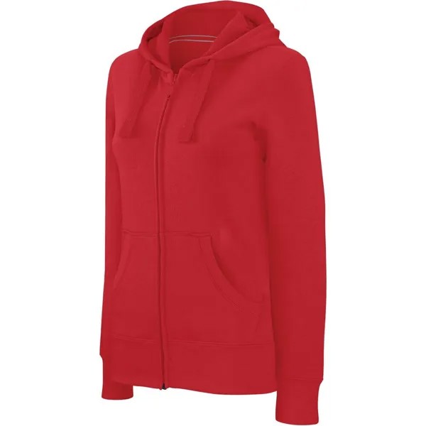 Худи Kariban Zip-Up, красный