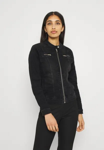 Джинсовая куртка ONLTIA BANDIT BIKER JACKET ONLY, цвет black denim