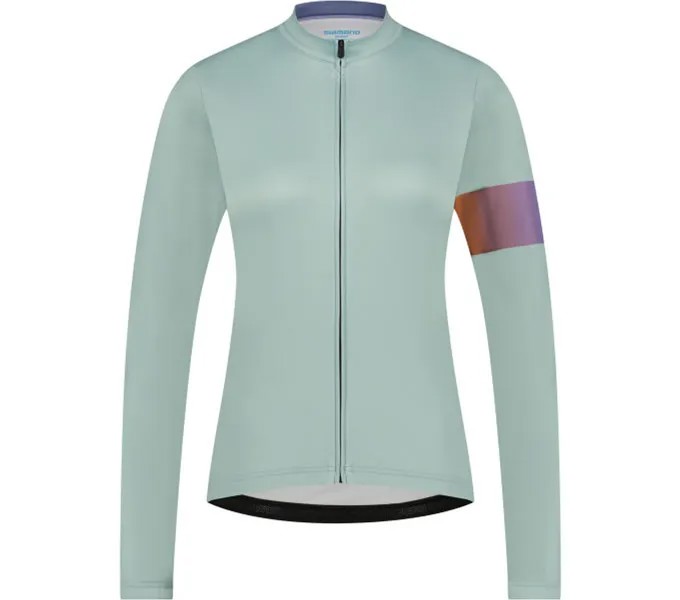 Лонгслив SHIMANO Long Sleeve Jersey Printed W's KAEDE, светло зеленый