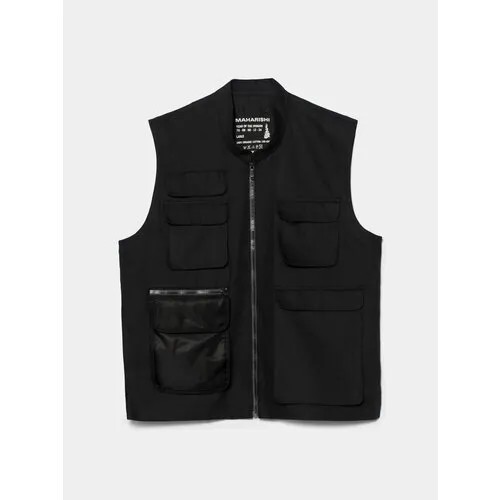 Жилет Maharishi 5201 Hemp Utility Vest, размер S, черный