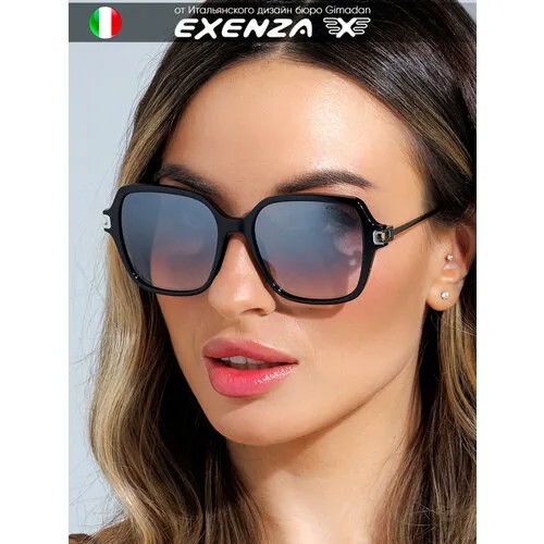 Солнцезащитные очки Exenza, черный, золотой