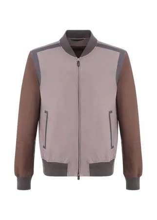 Кожаный бомбер Zegna Couture