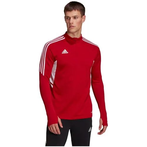 Лонгслив спортивный adidas, размер 2XL, , красный