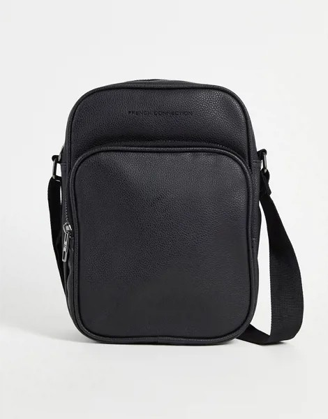 Черная сумка для полетов из искусственной кожи classic French Connection-Черный цвет