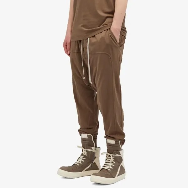 Rick Owens Drkshdw Prisoner Легкие брюки с завязками, коричневый