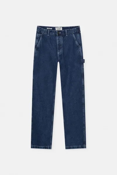 Джинсы Pull&Bear Basic Carpenter, синий