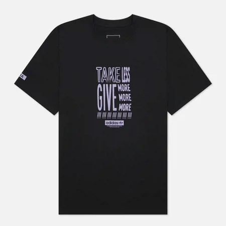 Мужская футболка adidas Skateboarding Message Nora, цвет чёрный, размер M