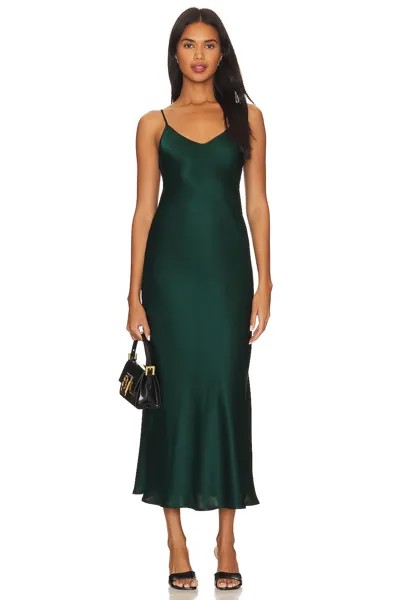 Платье Enza Costa Silk Bias, цвет Malachite