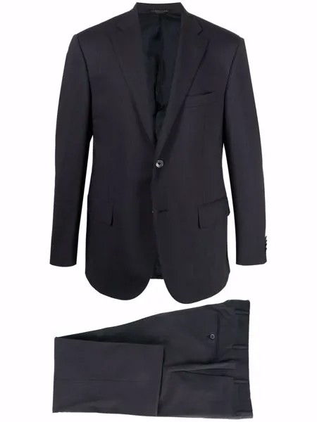 Corneliani однобортное шерстяное пальто