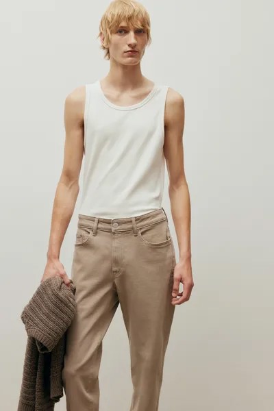 Обычные джинсы H&M, бежевый