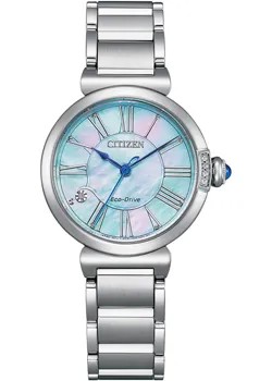 Японские наручные  женские часы Citizen EM1060-87N. Коллекция Eco-Drive