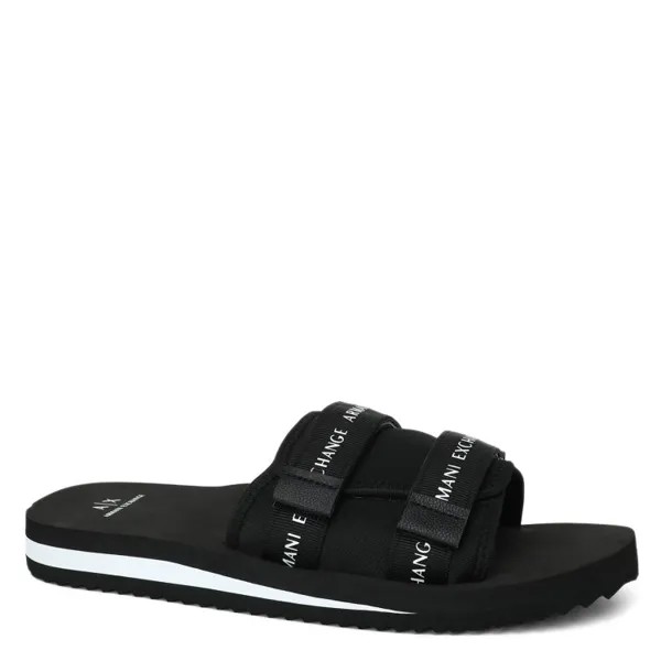Шлепанцы мужские Armani Exchange XUP010 черные 42 EU