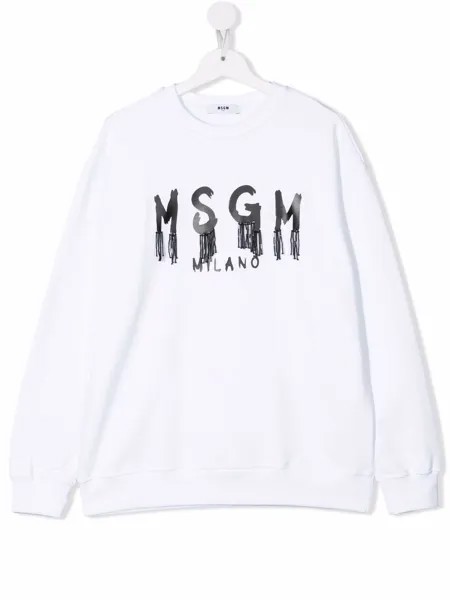 MSGM Kids толстовка с логотипом