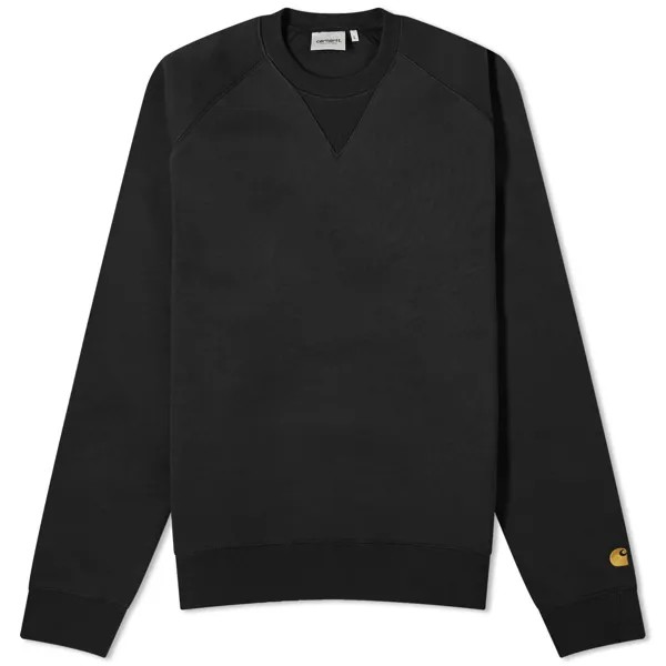 Свитер Carhartt Wip Chase, цвет Black & Gold