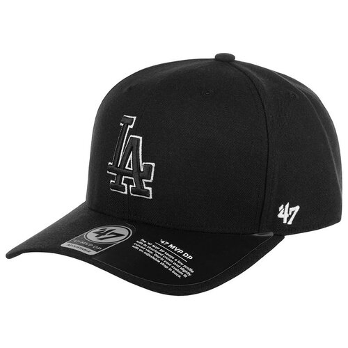Бейсболка 47 BRAND арт. B-CLZOE12WBP Los Angeles Dodgers MLB (черный / белый), размер: UNI
