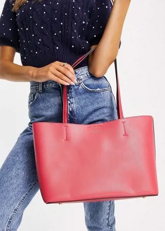 Розовая сумка-шопер Accessorize Leo-Розовый цвет