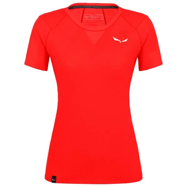 Рубашка из мериноса Salewa Women's Agner AM, цвет Flame