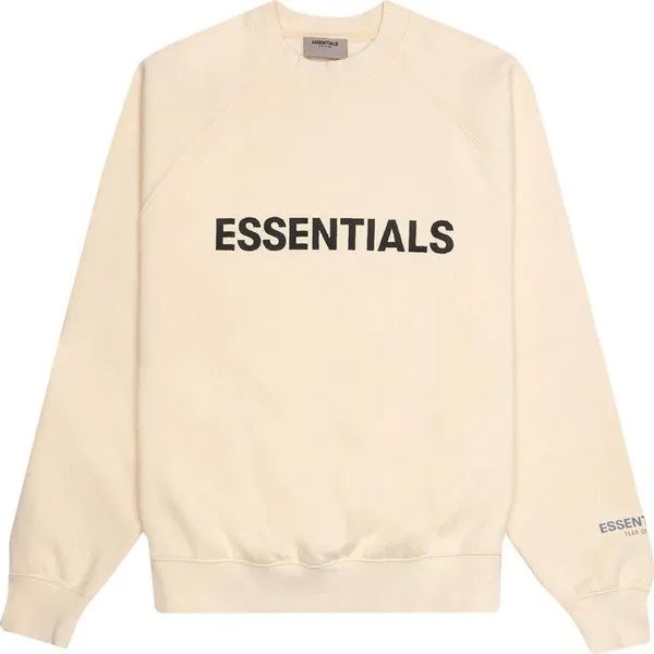 Пуловер Fear of God Essentials Pullover Crewneck 'Buttercream', кремовый