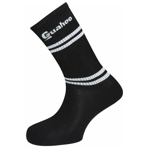 Носки  унисекс Guahoo, 1 пара, классические, размер RU 27-29/ EU 42-44 (L), черный