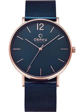 Fashion наручные  мужские часы Obaku V197GXVLML. Коллекция Mesh