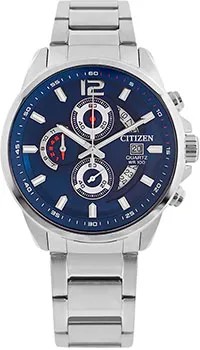 Японские наручные  мужские часы Citizen AN3690-56L. Коллекция Chronograph