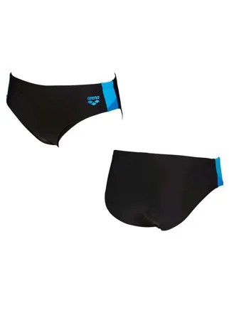 Плавки мужские Arena Ren Brief Black/Pix Blue/Turquoise, 000992 508