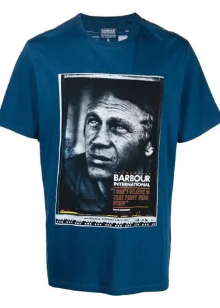 Barbour футболка с фотопринтом