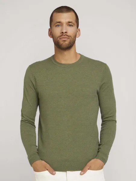 Джемпер мужской TOM TAILOR 1026507 зеленый S