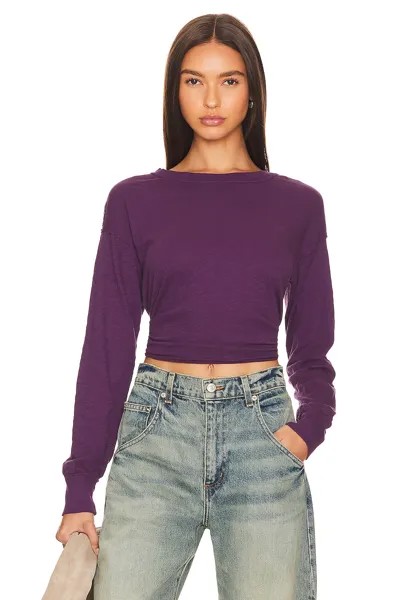 Топ Bobi Tight Wrist Long Sleeve, цвет Dark Pruple