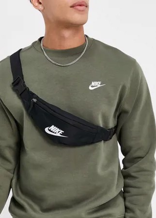 Черная сумка-кошелек на пояс Nike Heritage-Черный цвет