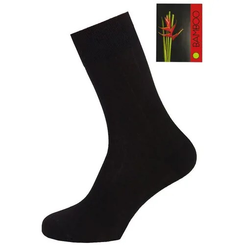 Мужские носки GREG, 5 пар, 5 уп., размер 39-41, черный