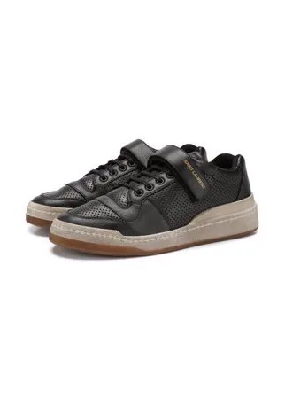 Кожаные кеды Saint Laurent