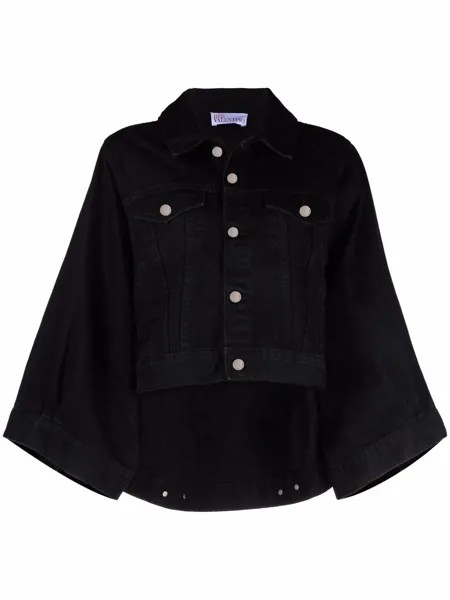 RED Valentino джинсовая куртка асимметричного кроя