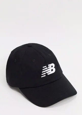 Черная кепка с логотипом New Balance-Черный