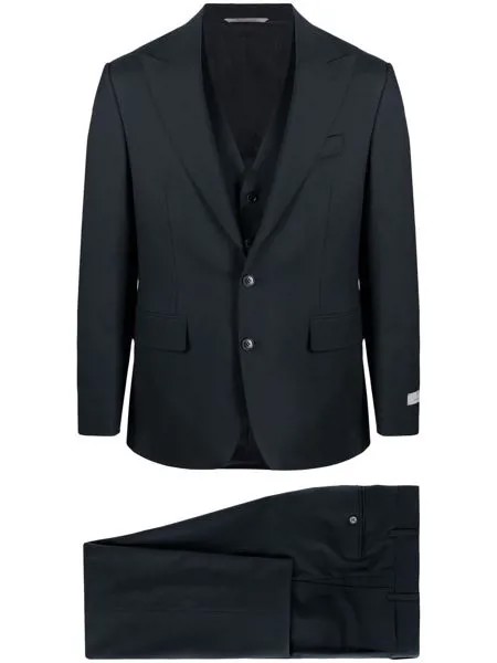 Canali костюм-тройка строгого кроя