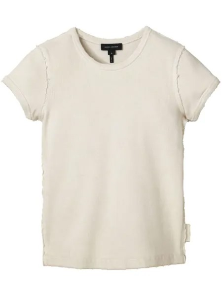 Marc Jacobs футболка в рубчик, нейтральный цвет