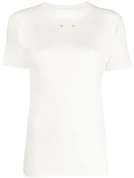 Футболка с нашивкой-логотипом Maison Margiela, белый