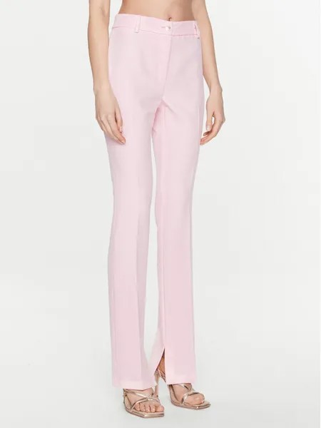 Тканевые брюки стандартного кроя Blugirl Blumarine, розовый